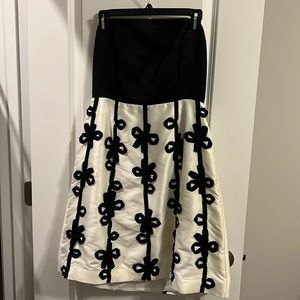 Lilly Pulitzer Black and White Flowered Dress